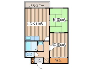 マンションえむずの物件間取画像